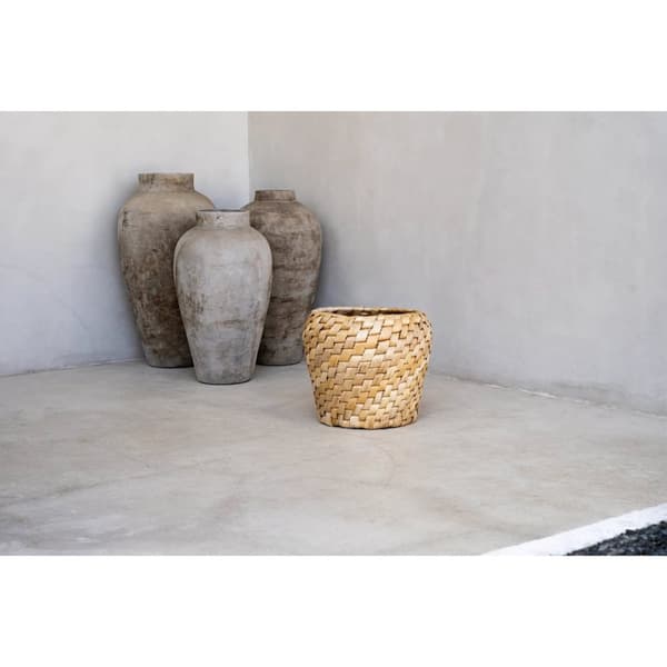 Rootz The Chidi Basket - Håndlavet opbevaring - stilfulde kurve - Bæredygtigt design - 41 cm x 41 cm x 34 cm