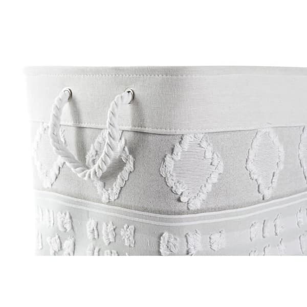 set med grå bomullskorgar (45 x 35 x 40 cm) (2 stycken) - Färg: BEIGE