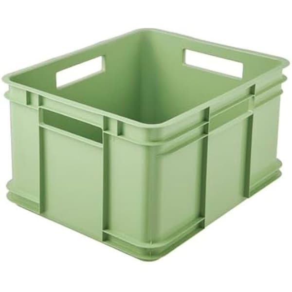 Transportlåda - KEEEPER - Euro-Box XL - 28 l - 43 x 35 x 24 cm - Grön Eco Grass Green
