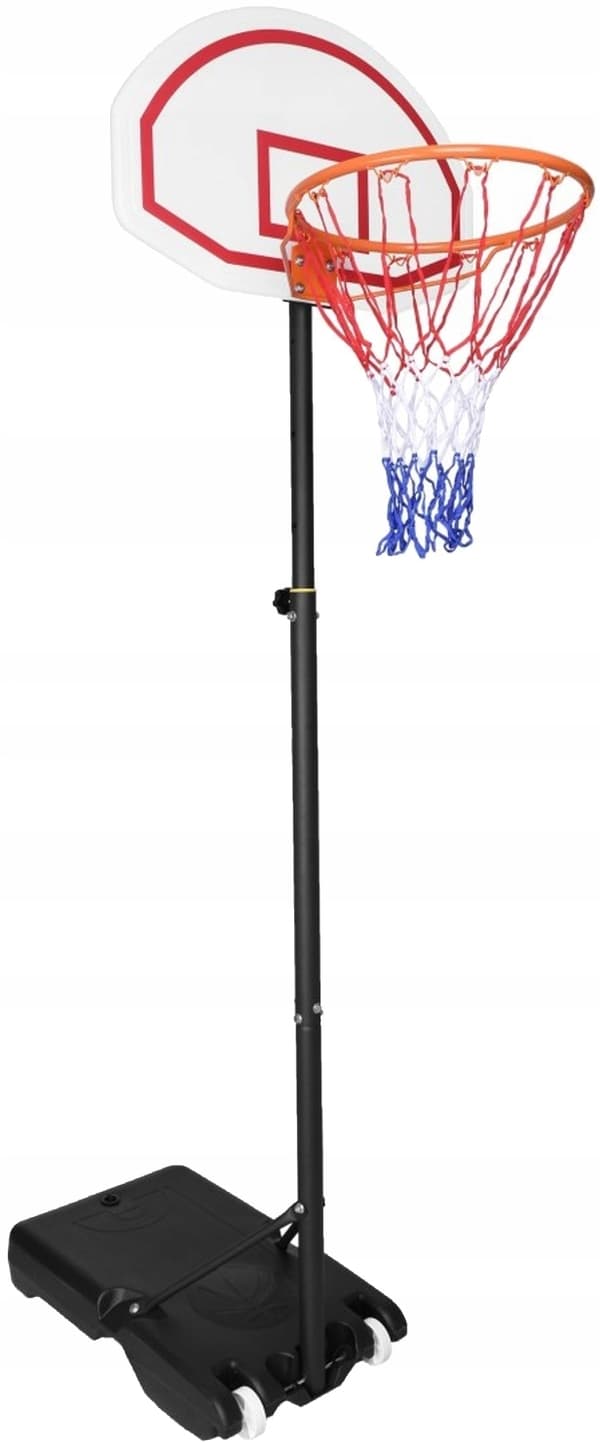 Basketkorgstativ justerbart på hjul mobil 205cm