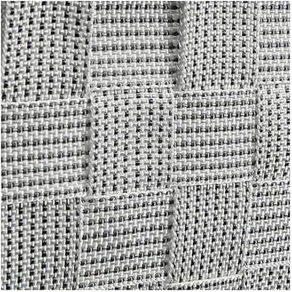 Förvaringslåda med textilfack - BIGBUY HOME - Grå - 27 x 10 x 32 cm