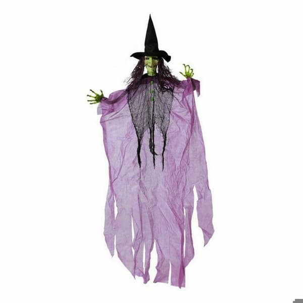 Halloween-dekoration - BigBuy Home - Häxa - Svart - Inomhus - Klassisk