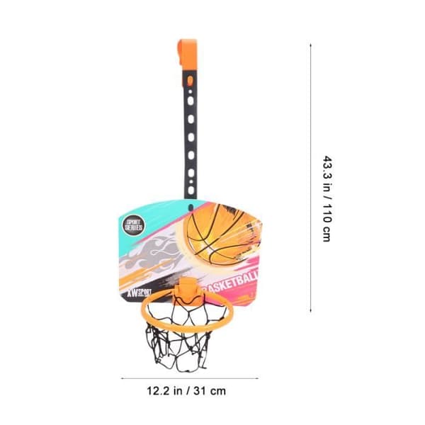 1 st Hängande Basketbollbräda Ring För Barn Väggmonterad Inomhus (Liten Storlek BASKETBOLL RING - BASKETBOLLTAVLA