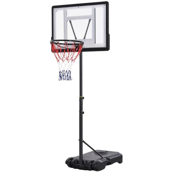 Rootz Højde Justerbar basketbøjle - Standing Hoop - Performance Base - Ubrydelig bagplade - 83 cm x 59 cm x 203-258 cm