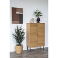 Miniatyrbild 7 av 8: Rootz Denia Basket - Woven Basket - Storage Basket - Natural Elegance - Water Hyacinth - Ø34,5x34,5 cm