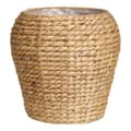Miniatyrbild 1 av 8: Rootz Denia Basket - Woven Basket - Storage Basket - Natural Elegance - Water Hyacinth - Ø34,5x34,5 cm