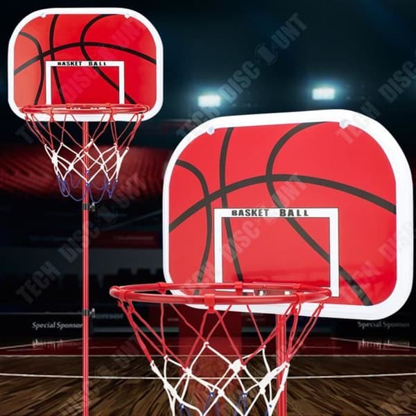 TD® Justerbart basketstativ för barn inomhus och utomhus skytte sportleksaker (1,2 meter) s1201 plastkorg 1 b