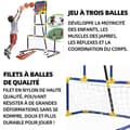 Miniatyrbild 3 av 4: C Basket Net Hockey Tre-i-ett Fotbollsnät Barn Sportspel Leksak Set 99cm Mål 99x69x153cm