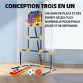 Miniatyrbild 2 av 4: C Basket Net Hockey Tre-i-ett Fotbollsnät Barn Sportspel Leksak Set 99cm Mål 99x69x153cm