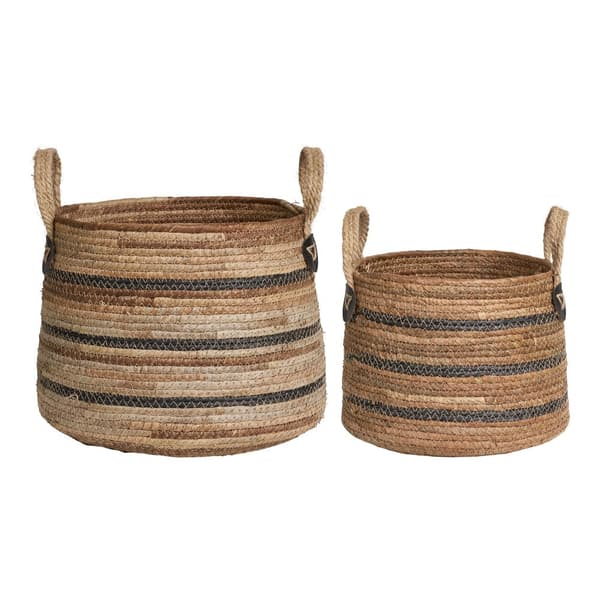 Korg, Erba Korgar Set om 2, 30.5x21.5 cm/39x28.5 cm, Naturfiber