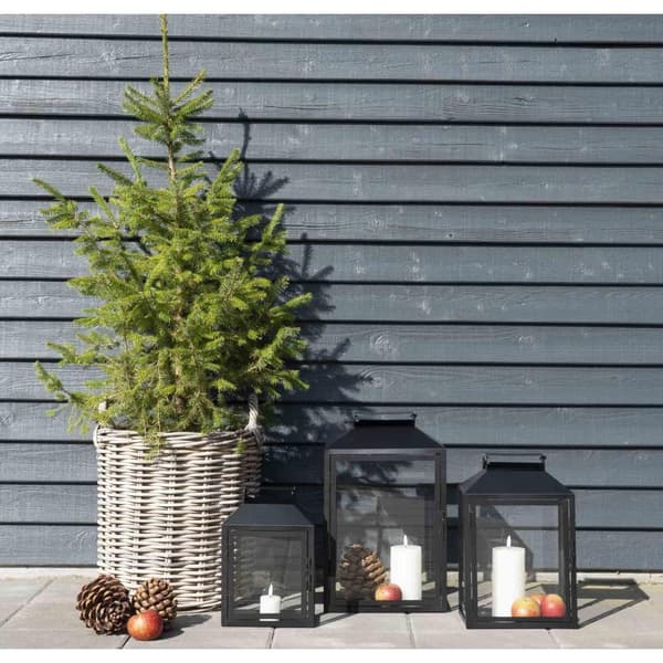 Kurv, Indo Kurve Kubu Rattan Sæt af 2, 40-50x48-58 cm, Naturfarvet