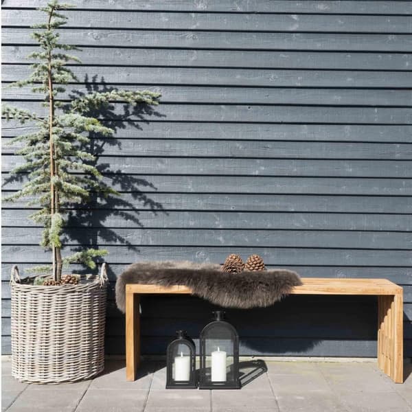 Kurv, Indo Kurve Kubu Rattan Sæt af 2, 40-50x48-58 cm, Naturfarvet