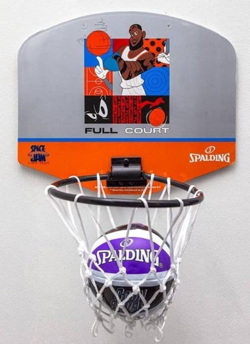 Spalding - T3210 - Mini Space Jam Tune Squad basketplank grå och orange 79007Z () - 689344413037