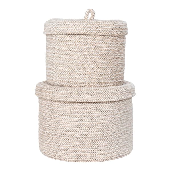 Kurv, Sebal Kurve, 18x14 cm / 22x16 cm, Beige