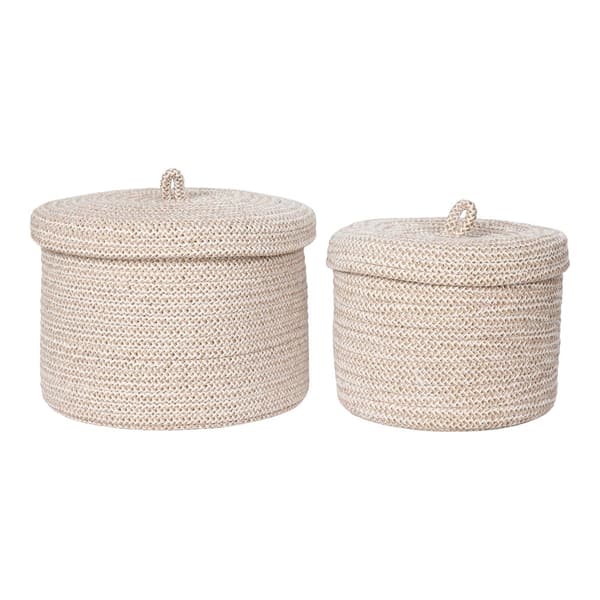 Kurv, Sebal Kurve, 18x14 cm / 22x16 cm, Beige