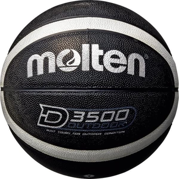 Basketboll - MOLTEN - B7D3500-KS - Storlek 7 - Syntetiskt läder - Svart-silver