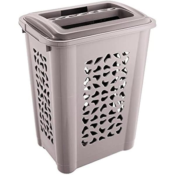 Förvaringslåda - KEEEPER - Lotta - 6 L - Texturerad yta - Grå