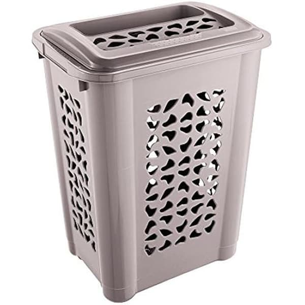 Förvaringslåda - KEEEPER - Lotta - 6 L - Texturerad yta - Grå