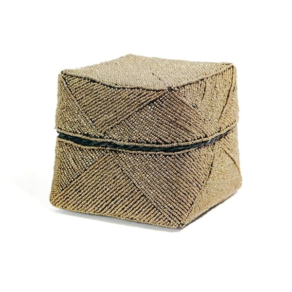 Den Perlebesatte Kurv - Guld - L