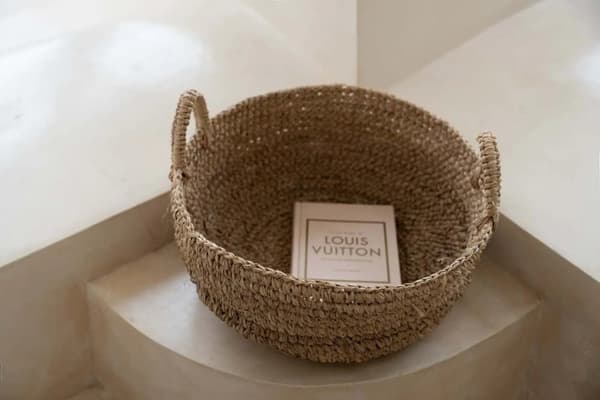 Raffia Kurve Bakker - Natur - L