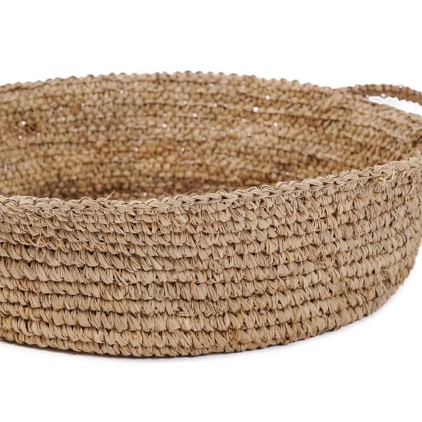 Raffia Kurve Bakker - Natur - L