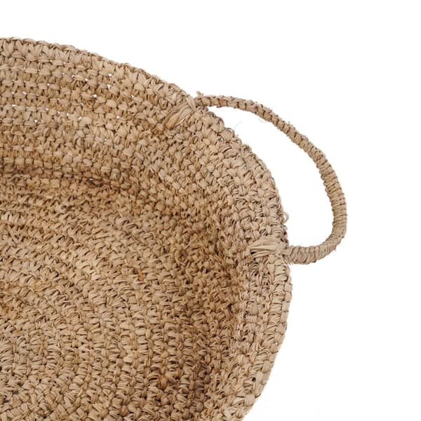 Raffia Kurve Bakker - Natur - L
