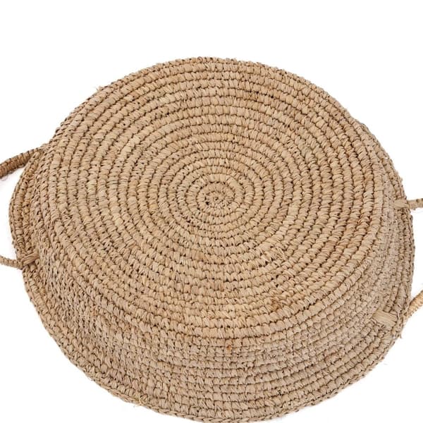 Raffia Kurve Bakker - Natur - L