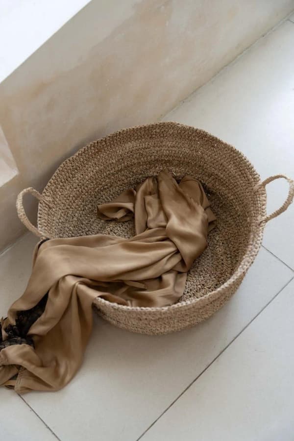 Raffia Kurve Bakker - Natur - L