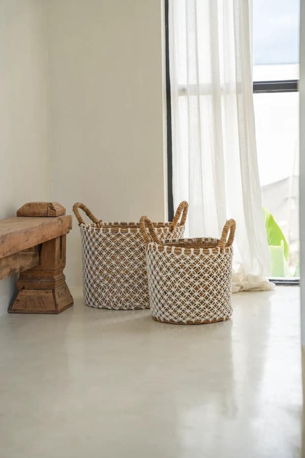 De Krydsede Syede Macrame Kurve - Lille