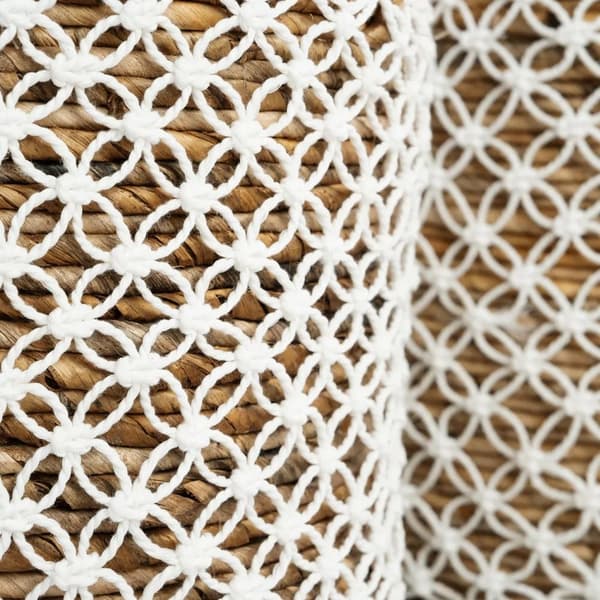 De Krydsede Syede Macrame Kurve - Lille