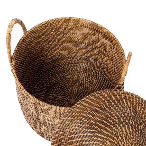 Kurven med koloniale håndtag - Naturlig Brun
