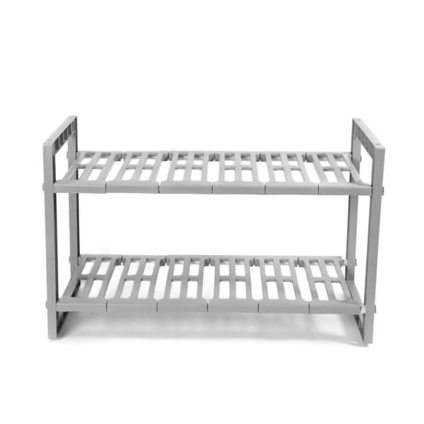 COMPACTOR Utdragbar hylla under diskbänk - 2 nivåer - 50 / 76 x 30 x H 40 cm