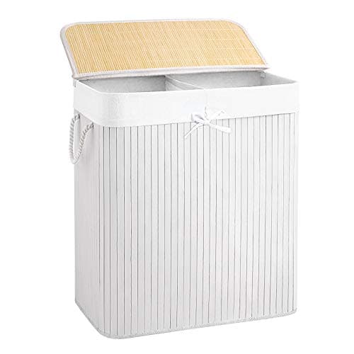 Skittent�yskurv 100 L bambus hvit