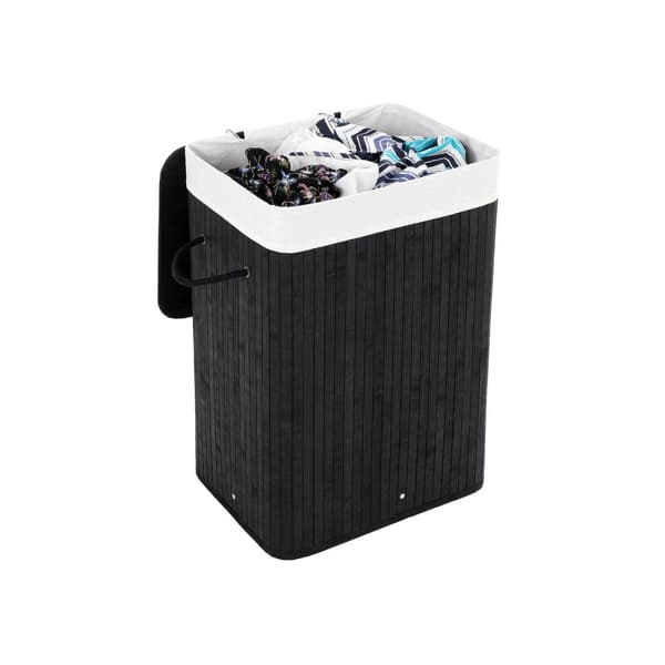 Vaskeb�tte bambus 72 L Sort