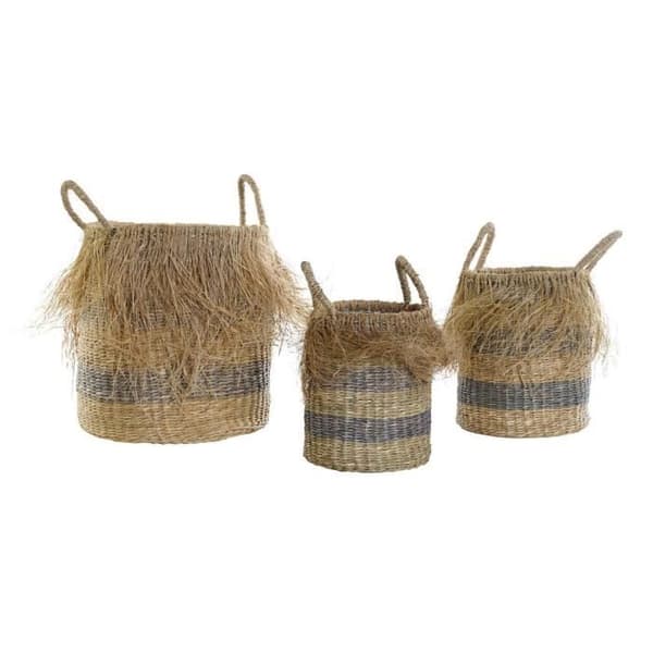 mycket fiberfranskorgar (35 x 35 x 45 cm) - Färg:BLÅ