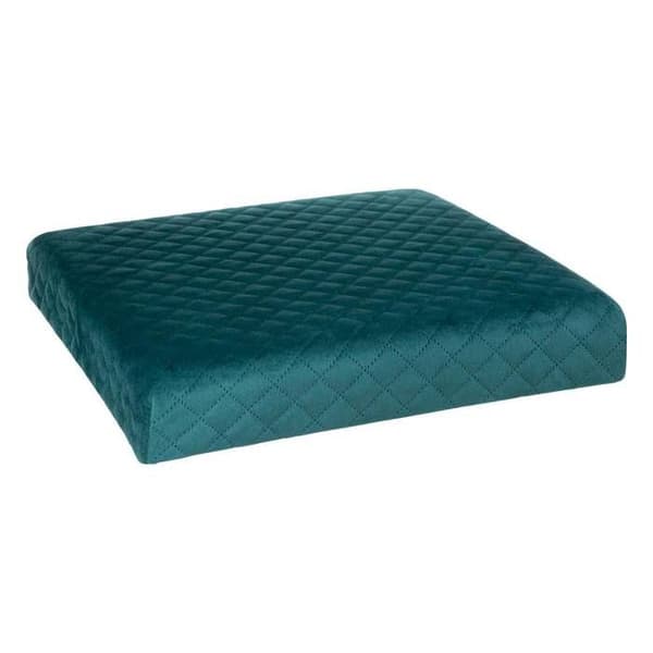 5five - vikbar sittpuff 31x31cm "mix n modul" blå sammet
