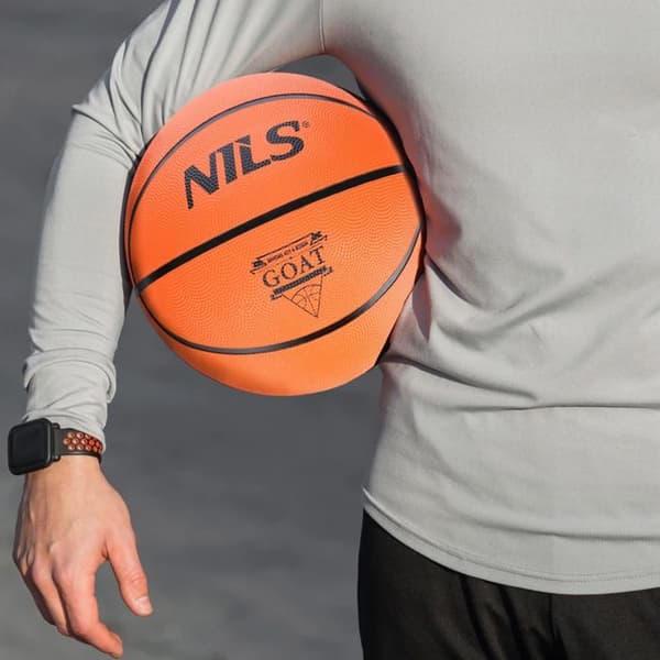 Basketboll - NILS - NPK272 - Storlek 7 - Gummi - Orange färg