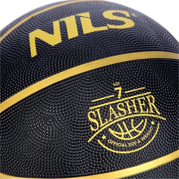Basketboll - NILS - NPK270 Slasher - Storlek 7 - Gummi - Svart