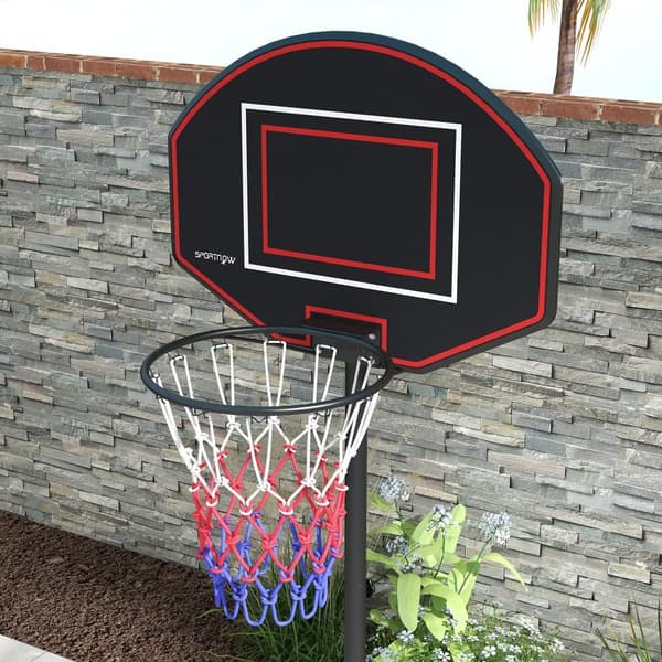 Justérbar Höjd Basketkorg, 83x2x60 cm, Svart