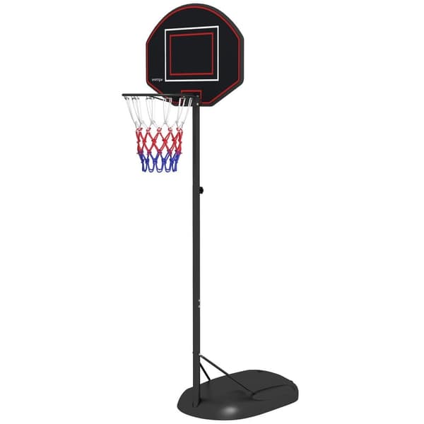 Justérbar Højde Basketballkurv, 83x2x60 cm, Sort