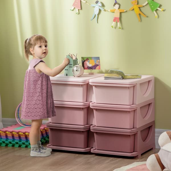 Opbevaringsboks, 275x37x56.5 cm, Pink