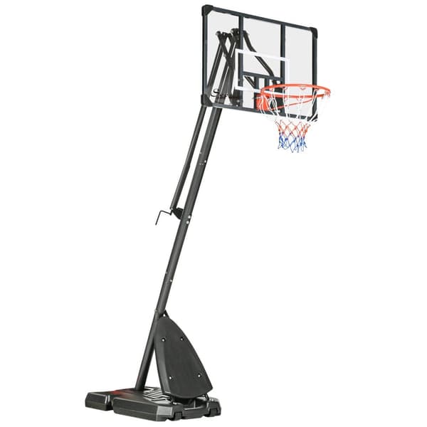 Koripalloständeri, 293-350 cm, Musta+Punainen