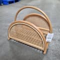 Miniatyrbillede 2 af 6: Rootz Avis Rattan Basket Magasinholder Magasinkurv ALOR