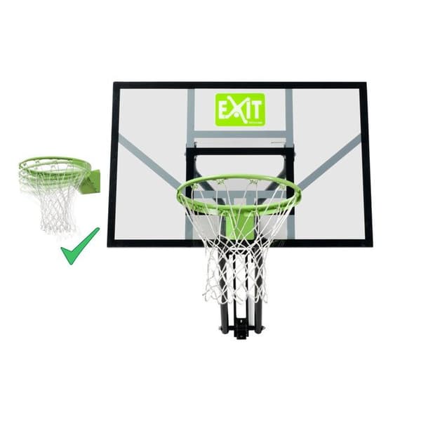 Väggmonterad basketkorg - EXIT TOYS - Galaxy - Grön - Barn - Dunkring