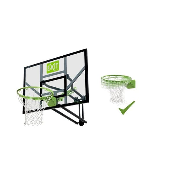 Väggmonterad basketkorg - EXIT TOYS - Galaxy - Grön - Barn - Dunkring