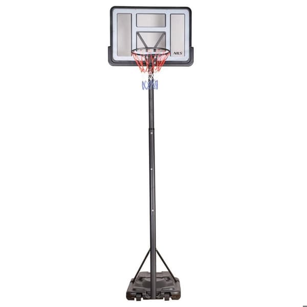 Basketbollsträningskorg - NILS - ZDK021A - Justerbar höjd 3,15-3,75 m - PVC-panel 110x75 cm - Unisex