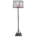 Miniatyrbild 2 av 3: Basketbollsträningskorg - NILS - ZDK021A - Justerbar höjd 3,15-3,75 m - PVC-panel 110x75 cm - Unisex
