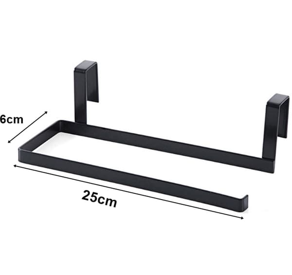 Talouspaperiteline 25 cm MUSTA elegantti keittiö