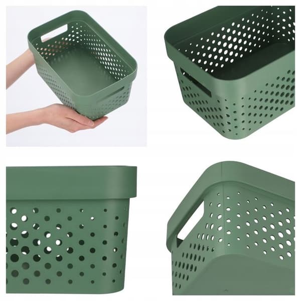Panier Eco-CURVER 4,5L Grön Hållbar &amp; Mångsidig i Återvunnen Plast