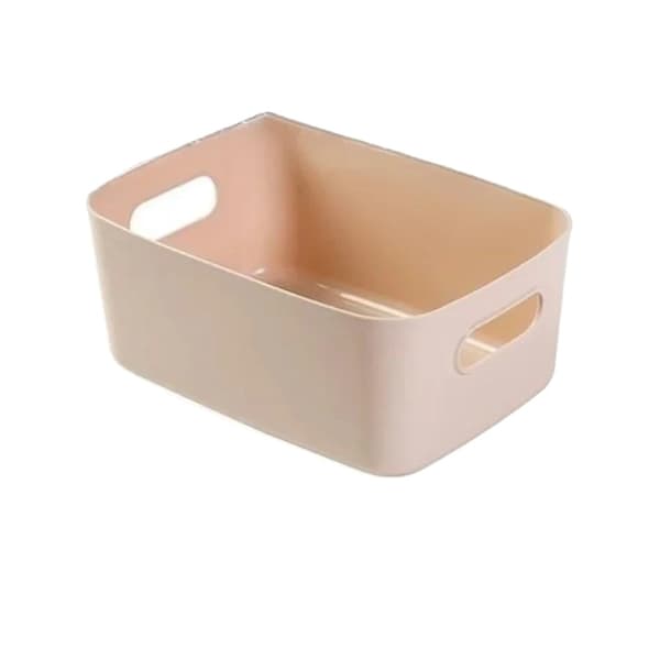 Förvaringskorg, Mångsidig Användning, Miljövänligt Material,aprikos medium1pcs